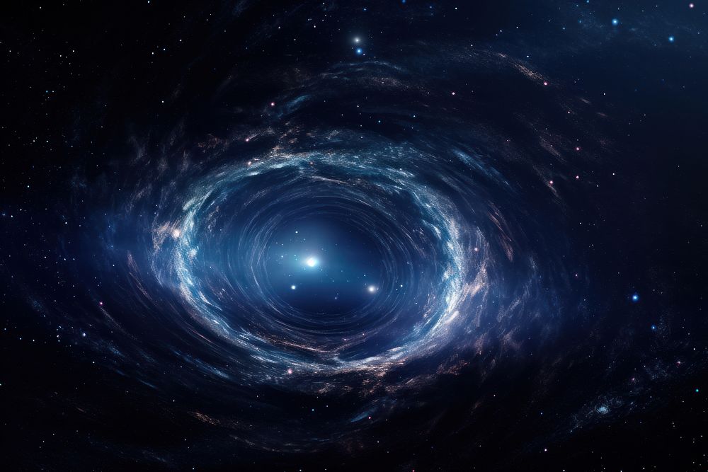 Black hole in space astronomy universe outdoors. AI generated Image by rawpixel.