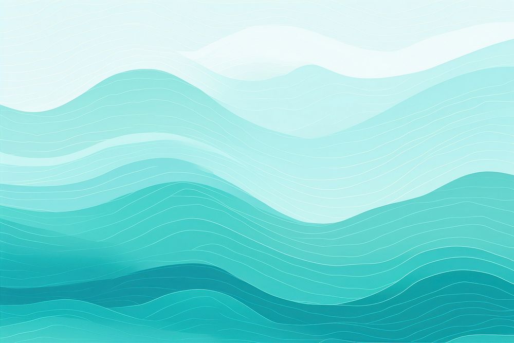 Abstract memphis water wave backgrounds turquoise pattern. AI generated Image by rawpixel.