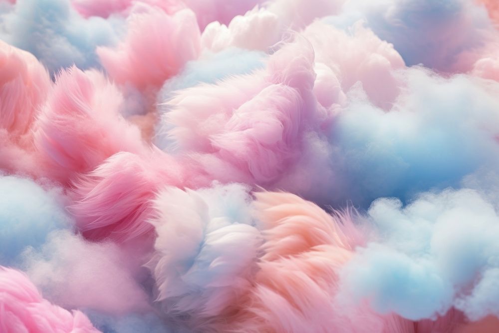 Cotton candy phone wallpaper no details backgrounds lightweight fragility. AI generated Image by rawpixel.