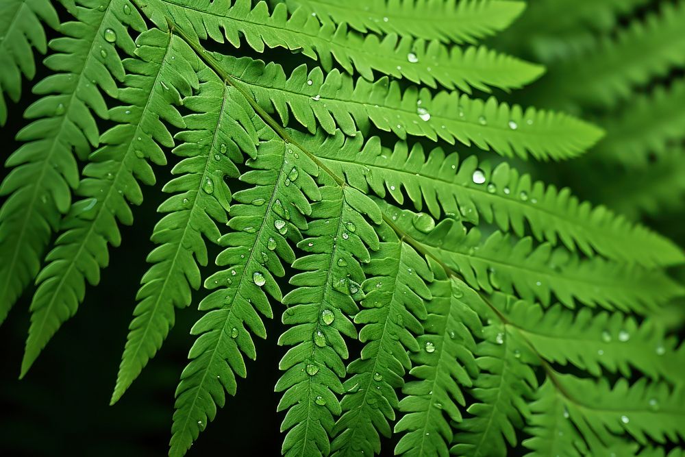 Fern backgrounds plant leaf. AI generated Image by rawpixel.