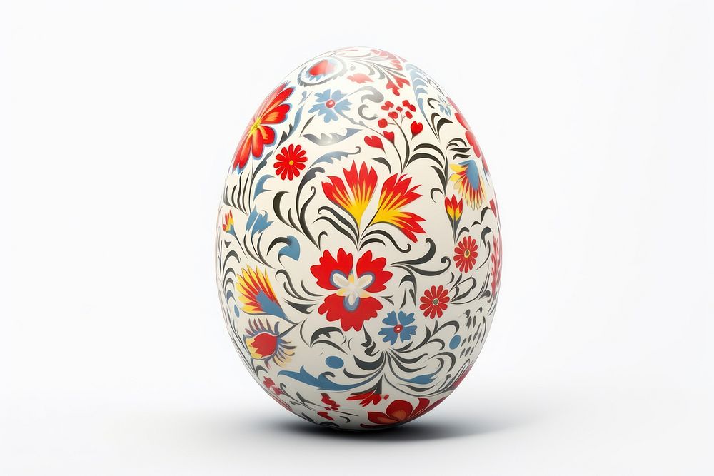 Easter egg simple design porcelain white background celebration. AI generated Image by rawpixel.