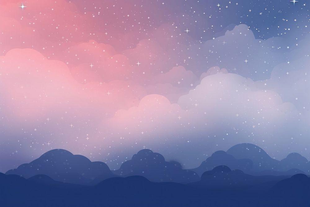 Abstract memphis night sky backgrounds landscape outdoors. AI generated Image by rawpixel.