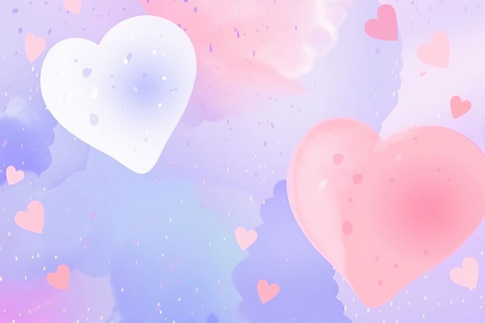 Abstract memphis hearts illustration backgrounds celebration outdoors. AI generated Image by rawpixel.