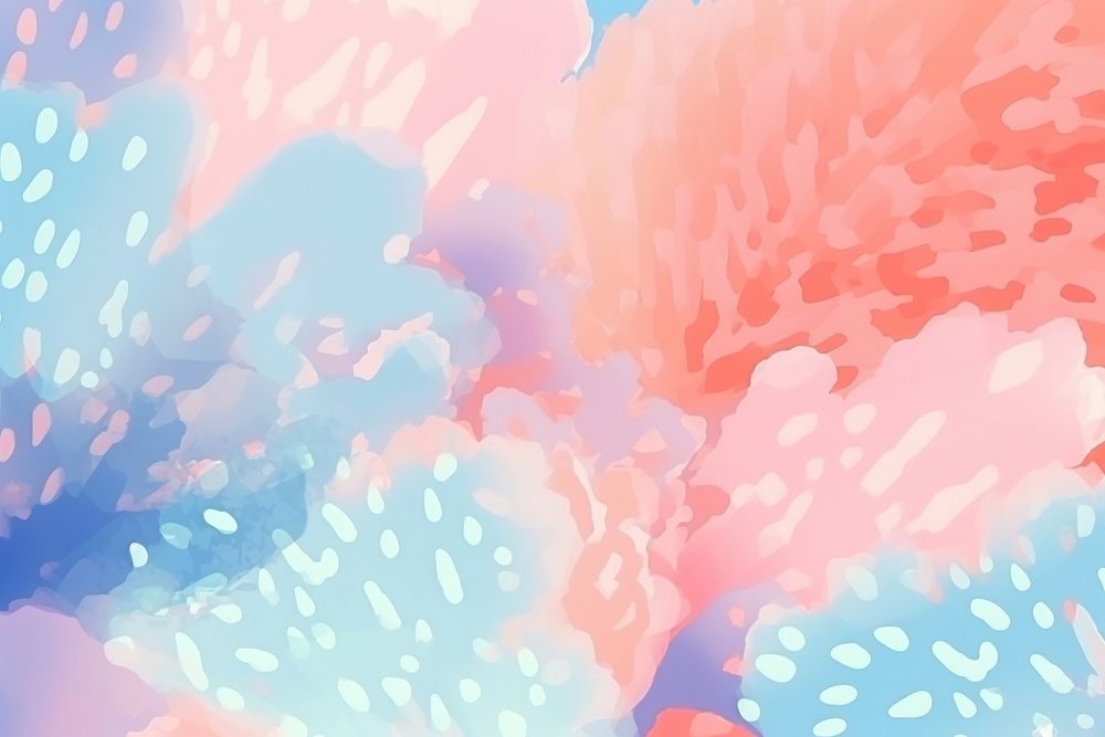 Abstract memphis corals illustration backgrounds pattern creativity. AI generated Image by rawpixel.