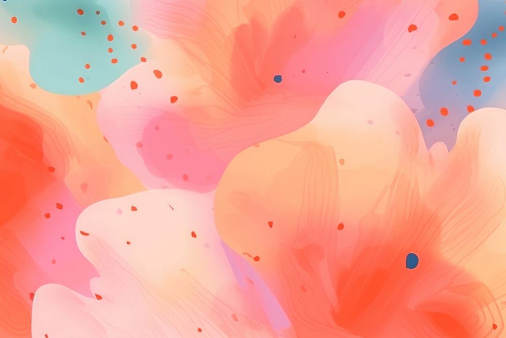 Abstract memphis poppy illustration backgrounds petal creativity. AI generated Image by rawpixel.