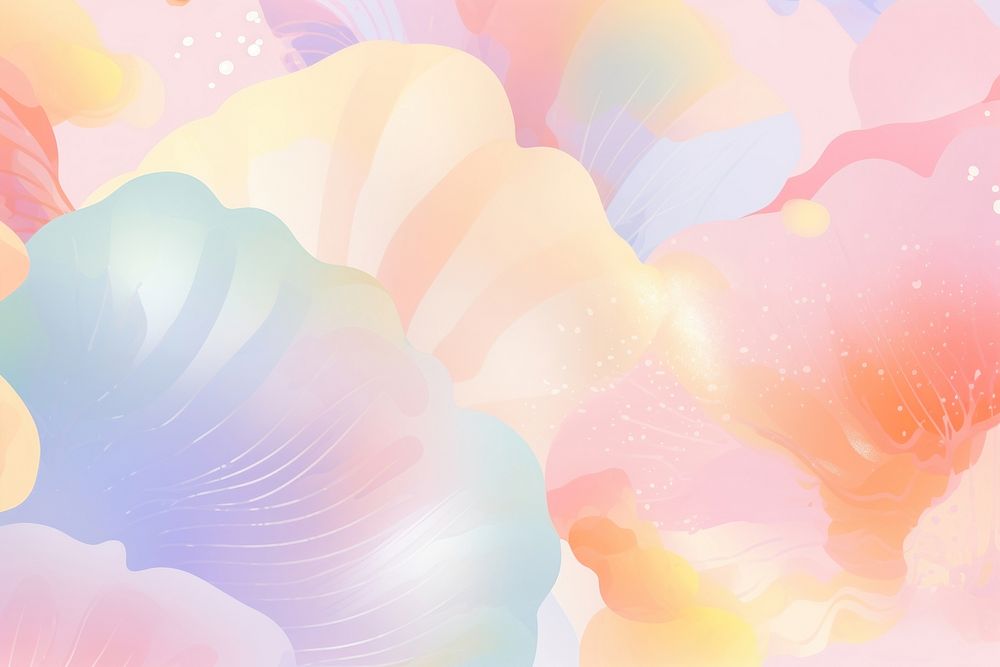 Abstract memphis shell illustration backgrounds pattern nature. AI generated Image by rawpixel.
