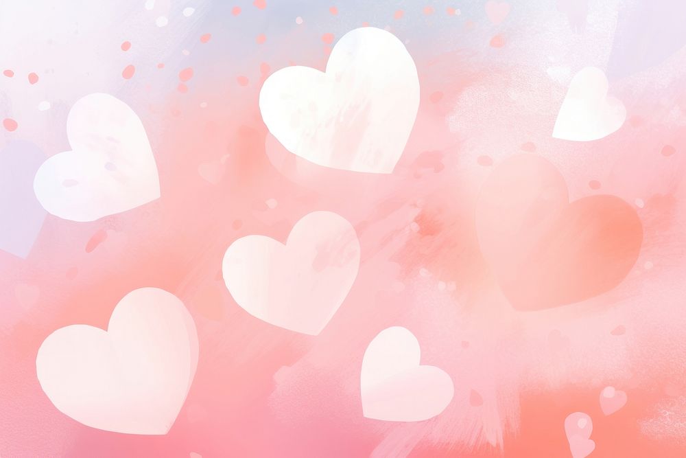Abstract memphis hearts illustration backgrounds celebration defocused. AI generated Image by rawpixel.