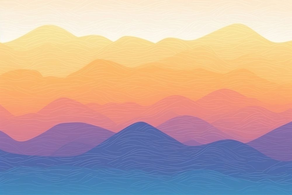 Abstract memphis mountains illustration backgrounds outdoors nature. AI generated Image by rawpixel.