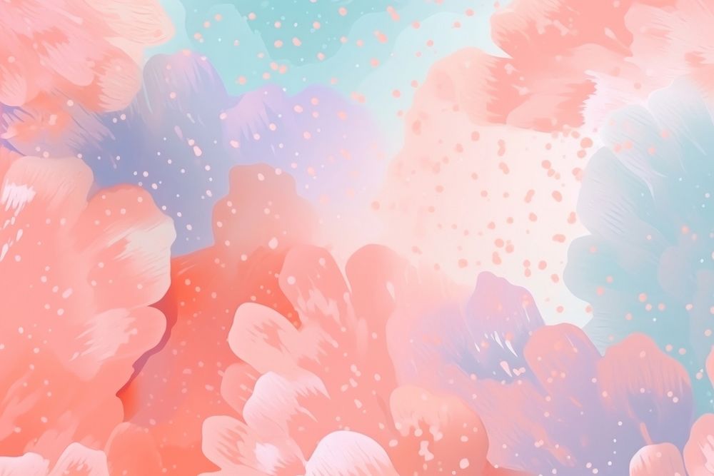 Abstract memphis corals illustration backgrounds nature petal. AI generated Image by rawpixel.