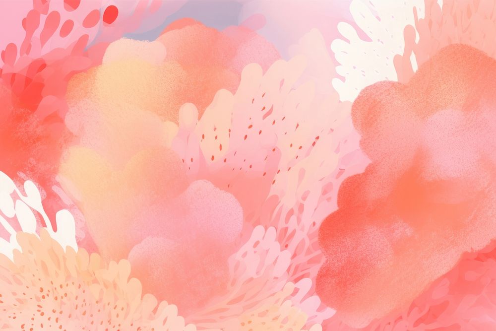 Abstract memphis corals illustration backgrounds painting petal. AI generated Image by rawpixel.