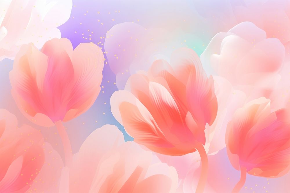 Abstract memphis tulip illustration backgrounds outdoors flower. AI generated Image by rawpixel.