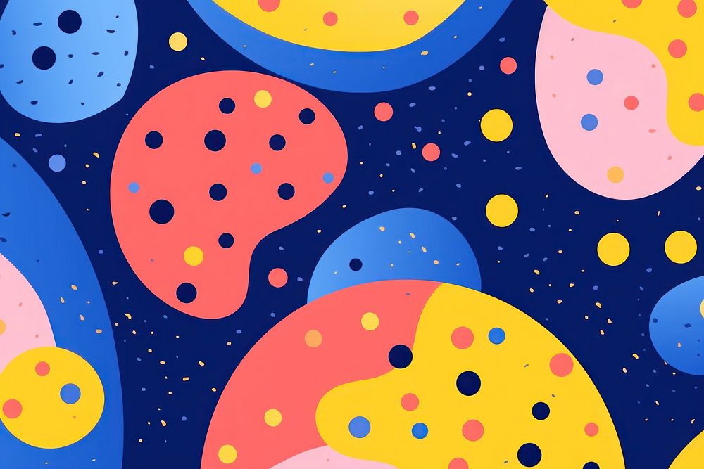 Abstract memphis pizza illustration backgrounds pattern creativity. AI generated Image by rawpixel.