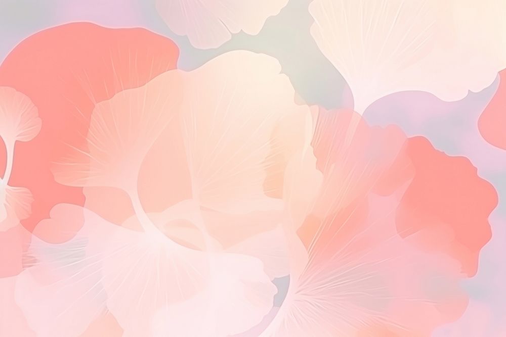 Abstract memphis ginkgo illustration backgrounds flower petal. AI generated Image by rawpixel.