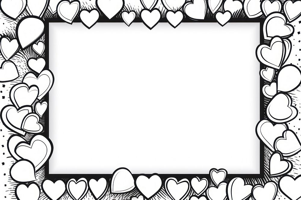 Heart backgrounds paper frame. 