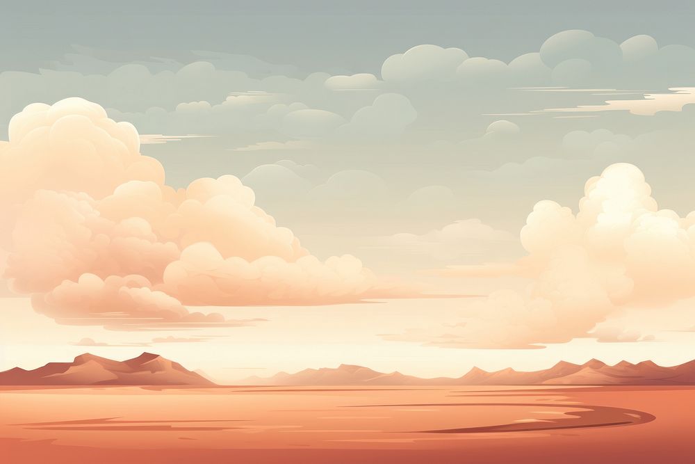 Cloud landscape backgrounds outdoors. AI generated Image by rawpixel.