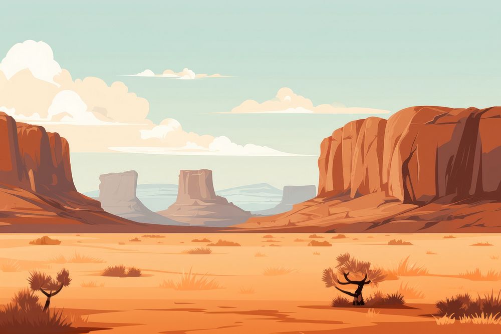 National park landscape outdoors nature. AI generated Image by rawpixel.