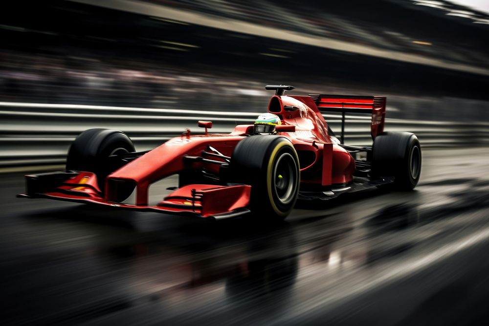 F1 Racing vehicle racing sports. 