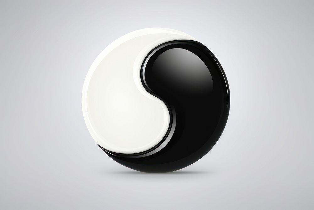 Taoism ying yang icon sphere symbol electronics. AI generated Image by rawpixel.