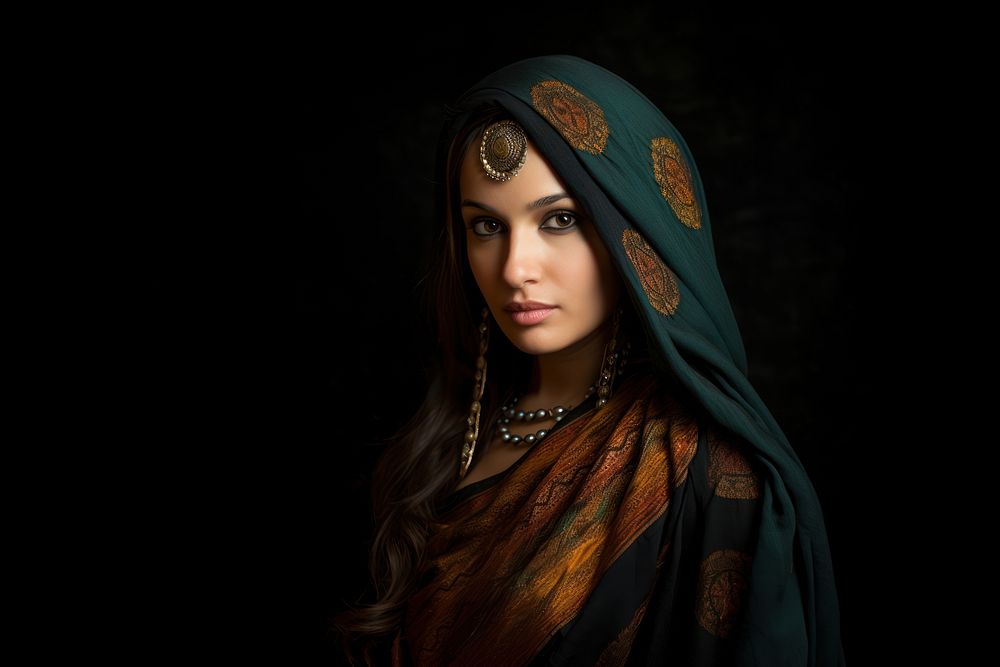 Persian woman portrait fashion person. AI generated Image by rawpixel.