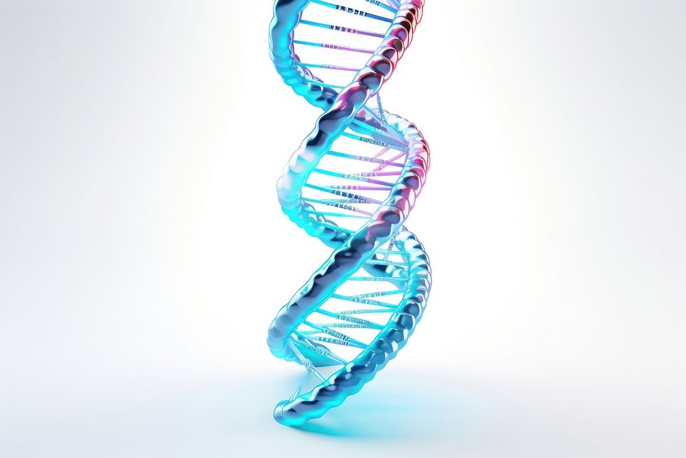 DNA double helix research science biology. AI generated Image by rawpixel.
