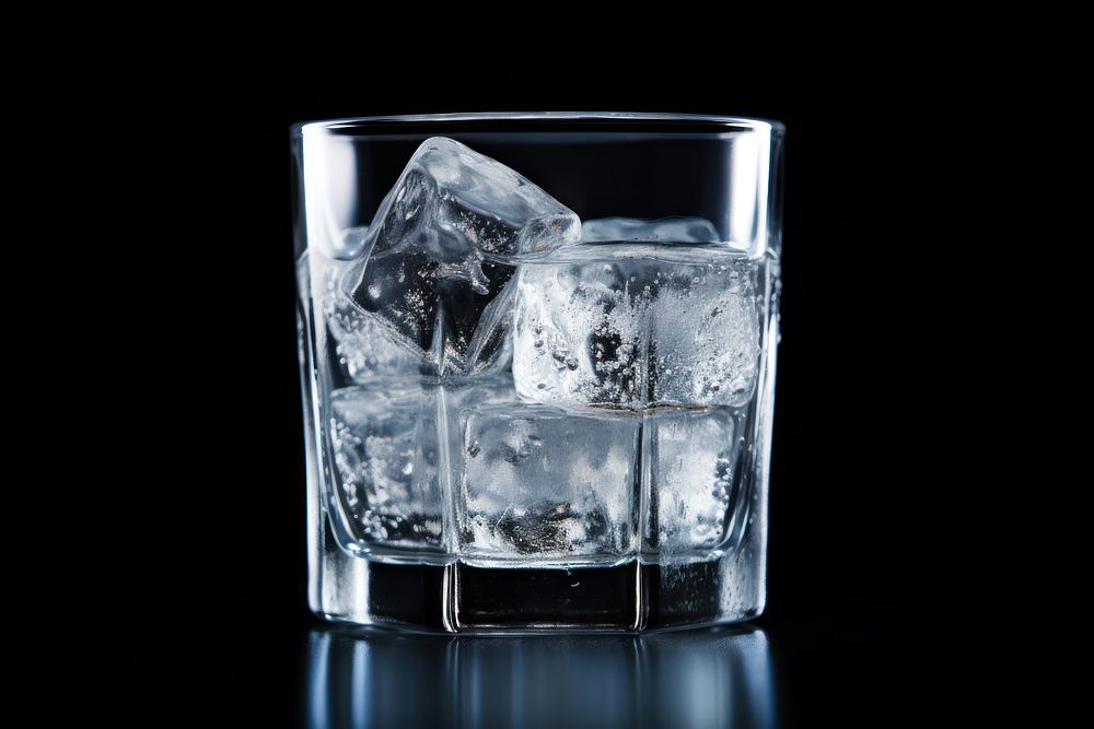 Ice cube glass refreshment accessories. AI generated Image by rawpixel.