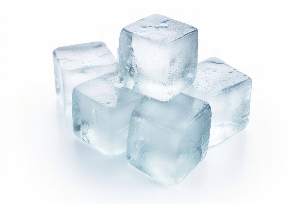 Ices crystal white white background. AI generated Image by rawpixel.
