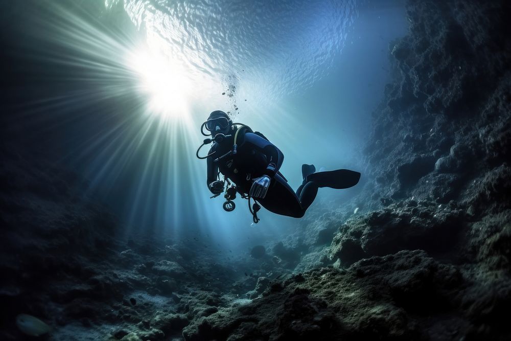 Scuba diving recreation underwater adventure