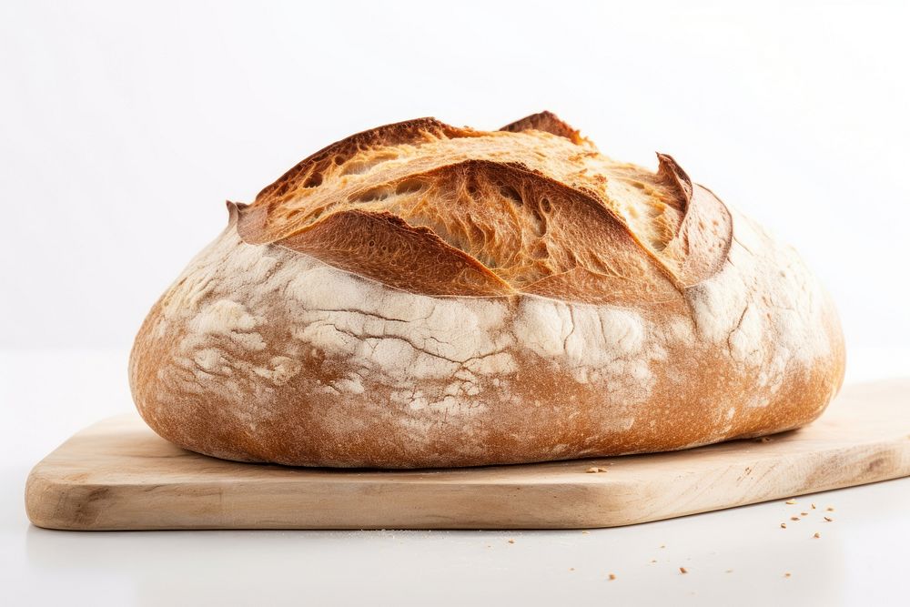 Sourdough bread loaf food viennoiserie freshness. AI generated Image by rawpixel.
