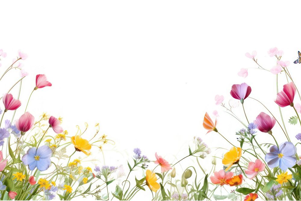 Spring floral backgrounds outdoors blossom. AI generated Image by rawpixel.