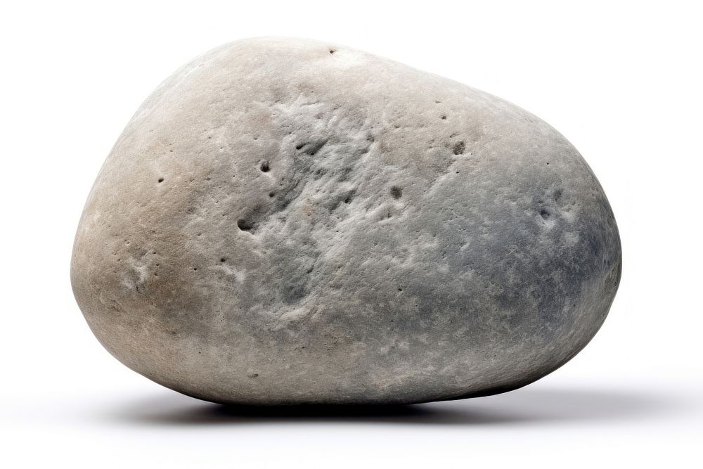 Stone rock white background astronomy. AI generated Image by rawpixel.