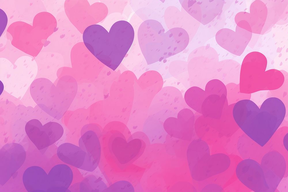 Abstract memphis heart illustration backgrounds purple pink. AI generated Image by rawpixel.