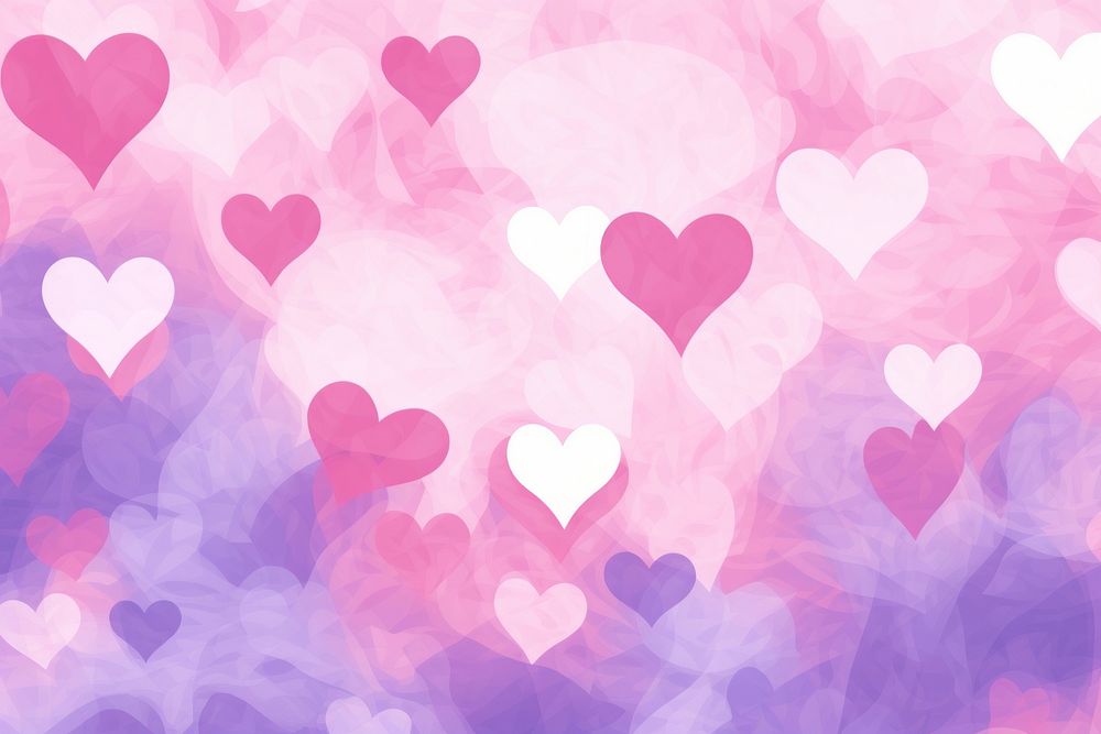 Abstract memphis heart illustration backgrounds purple pink. AI generated Image by rawpixel.