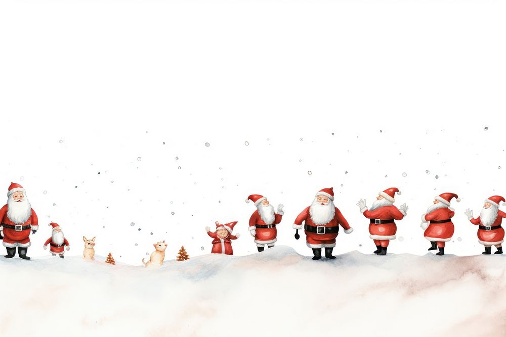 Santa claus christmas snowman cartoon. AI generated Image by rawpixel.