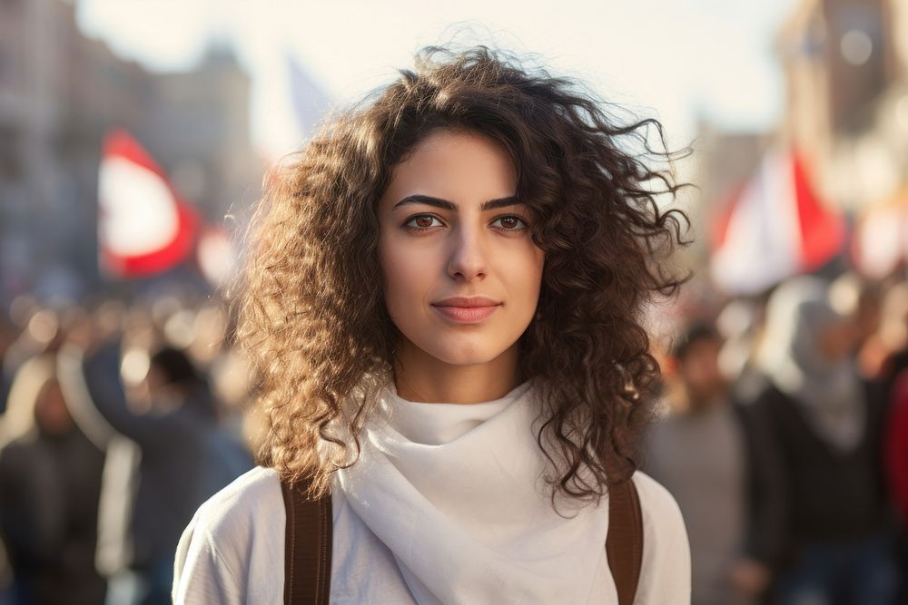 Middle eastern woman person day individuality. AI generated Image by rawpixel.