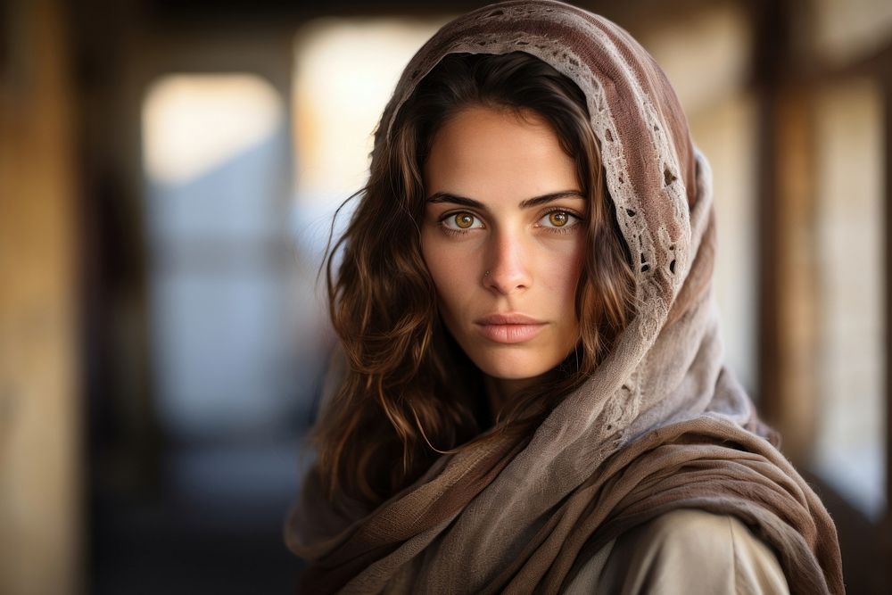 Palestine woman middle eastern woman portrait fashion person. AI generated Image by rawpixel.