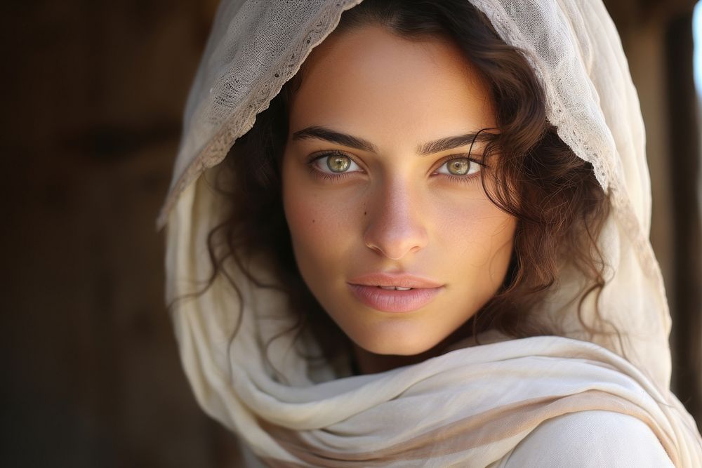 Palestine woman portrait person photo. AI generated Image by rawpixel.