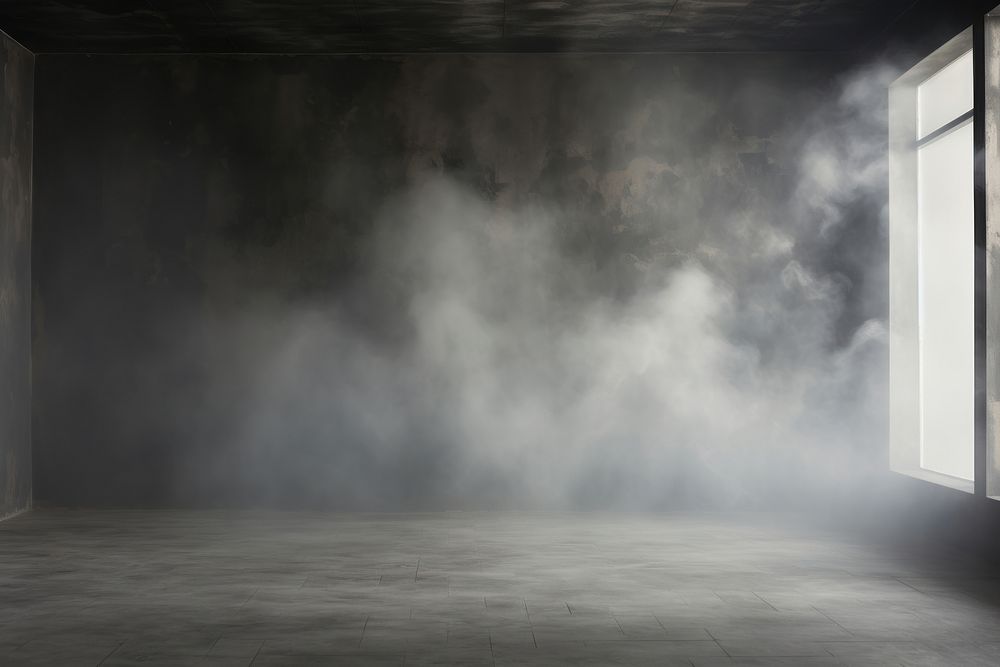 Concrete smoke backgrounds floor. AI generated Image by rawpixel.