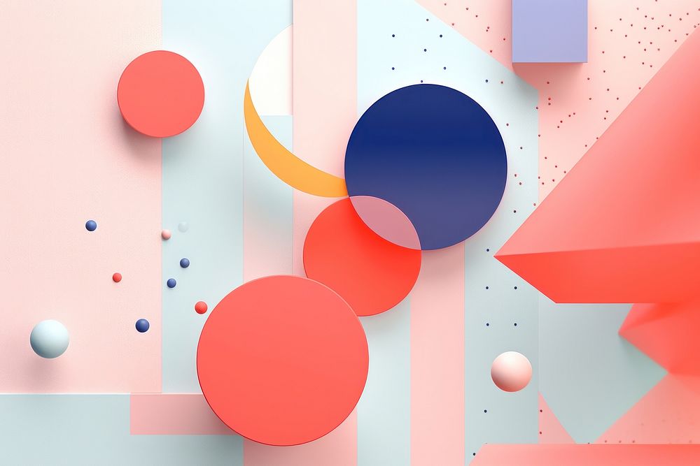 Pastel backgrounds shape art creativity. AI generated Image by rawpixel.