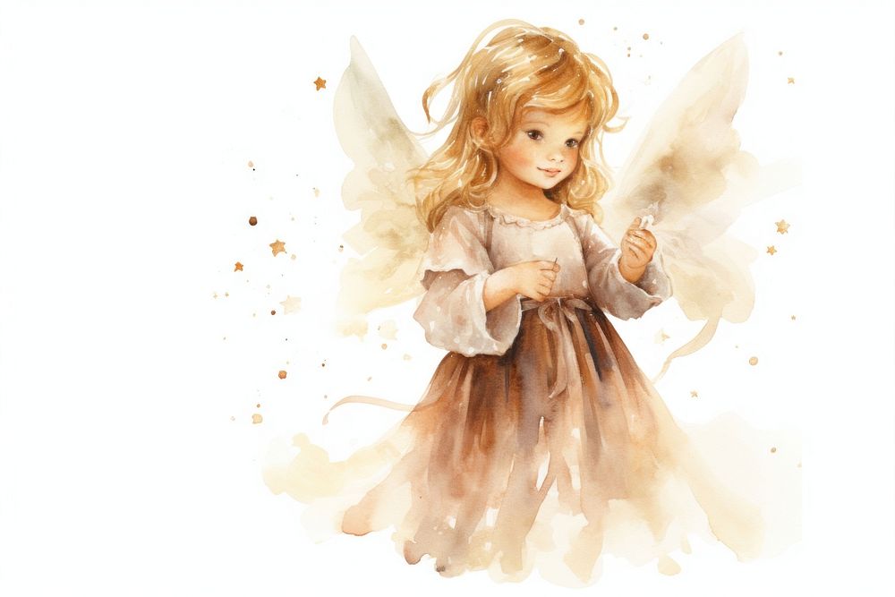 Fairy angel child representation. AI | Free Photo Illustration - rawpixel