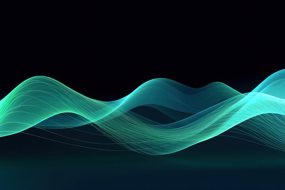 Mint green and blue light backgrounds abstract. AI generated Image by rawpixel.