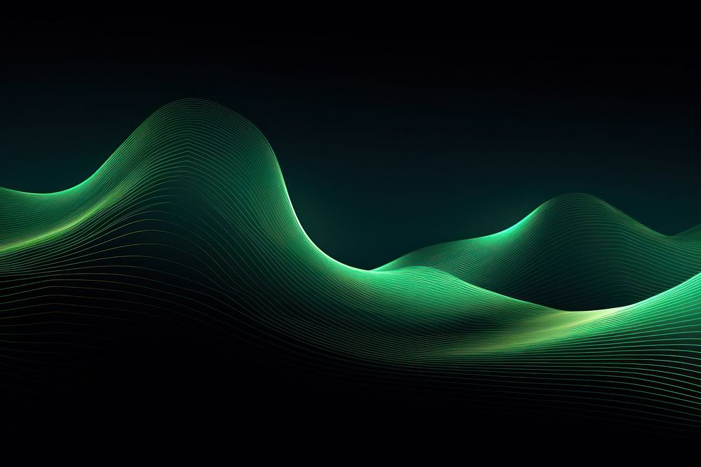 Green light backgrounds abstract. AI generated Image by rawpixel.