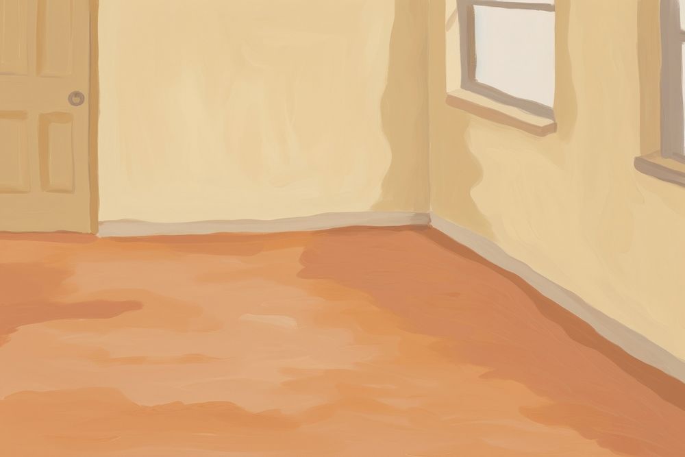 Empty room backgrounds flooring wood. AI generated Image by rawpixel.