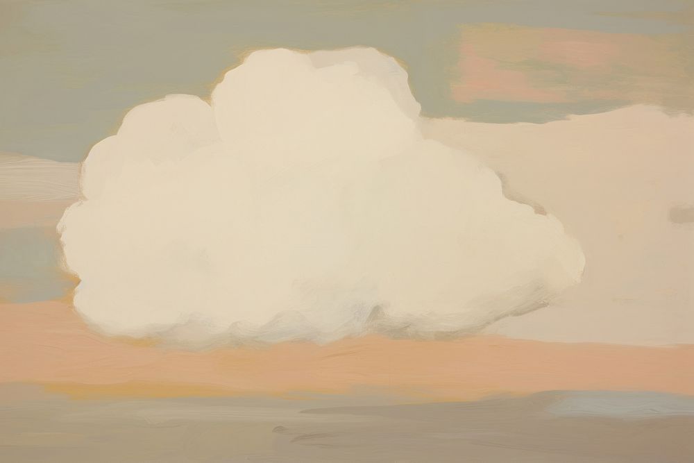 Cloud in empty room painting backgrounds abstract. AI generated Image by rawpixel.