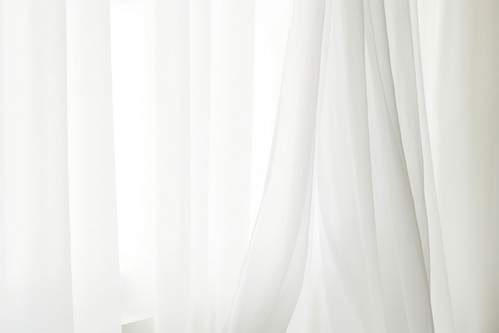 White curtain backgrounds elegance abstract. AI generated Image by rawpixel.