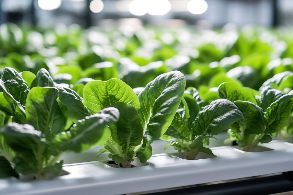 Agriculture vegetable lettuce plant. AI generated Image by rawpixel.