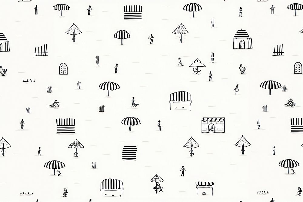 Beach backgrounds pattern paper. AI generated Image by rawpixel.