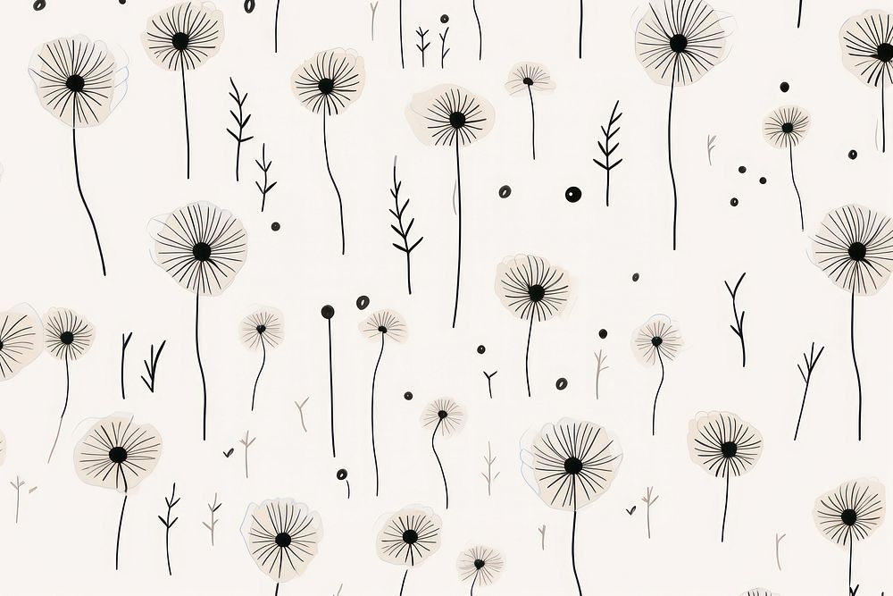 Flower backgrounds dandelion wallpaper. AI generated Image by rawpixel.