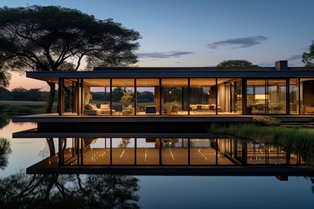 Pantanal architecture building outdoors. AI generated Image by rawpixel.