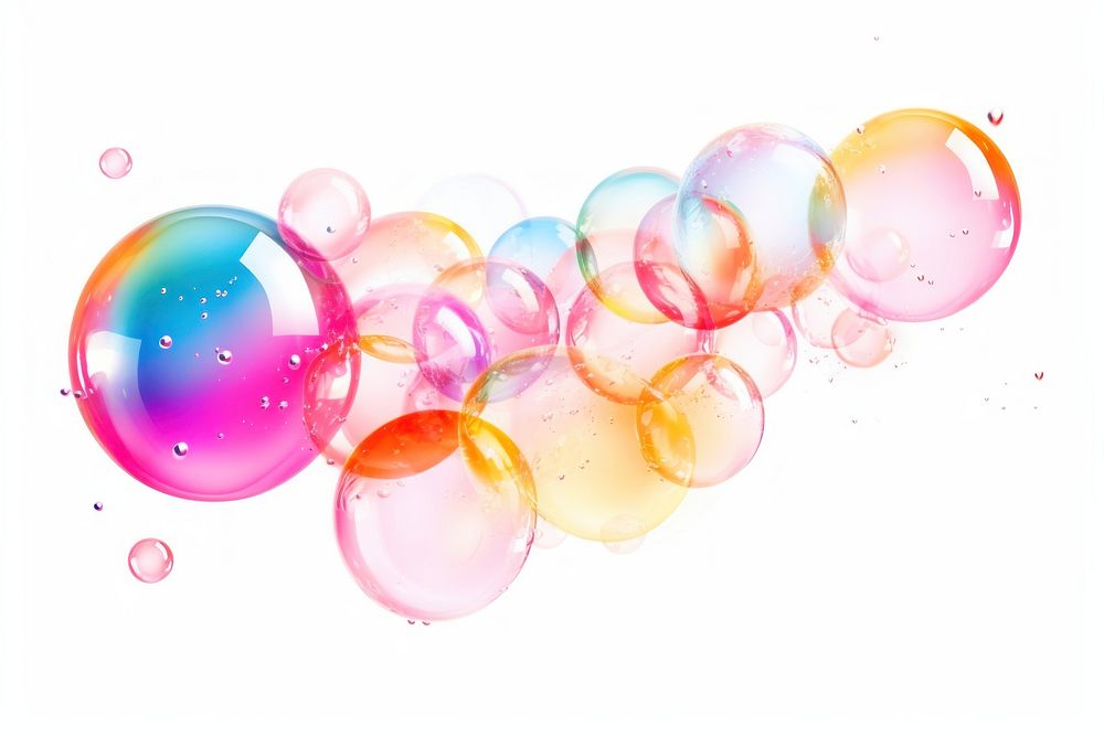 Colorful bubble backgrounds sphere biotechnology. AI generated Image by rawpixel.