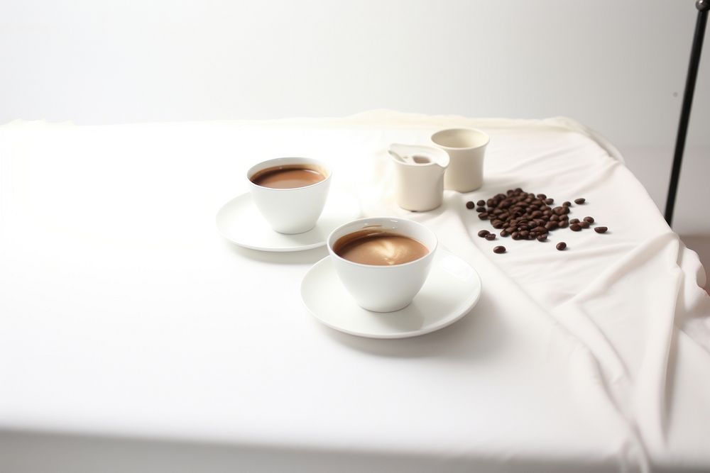 Mixing coffee saucer drink cup. AI generated Image by rawpixel.